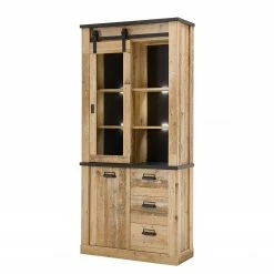 Ridgevalley Wohnwand Shutter IV (4-teilig) - Eiche Dekor 26 Ridgevalley Wohnwand Shutter IV (4-teilig) - Eiche Dekor -Wohnzimmermöbel boutique en ligne 1000348725 220505 030 DETAILS P000000001000348725