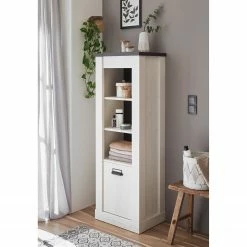 Ridgevalley Wohnwand Shutter I (3-teilig) - Pinie Weiß Dekor -Wohnzimmermöbel boutique en ligne 1000348727 220505 022 MOOD DETAILS P000000001000348727 mood