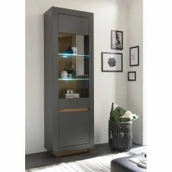 Loftscape Wohnwand Accra I (4-teilig) - Anthrazit / Eiche Dekor -Wohnzimmermöbel boutique en ligne 1000348829 220506 023 MOOD DETAILS P000000001000348829 mood