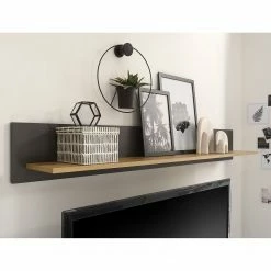 Loftscape Wohnwand Accra II (4-teilig) - Anthrazit / Eiche Dekor -Wohnzimmermöbel boutique en ligne 1000348832 220506 025 MOOD DETAILS P000000001000348832 mood