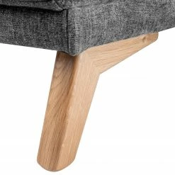 Norrwood Ecksofa Omchak - Webstoff Cieli: Dunkelgrau - Longchair davorstehend links - Kopfstütze verstellbar -Wohnzimmermöbel boutique en ligne 1000349823 220510 120 DETAILS P000000001000349823