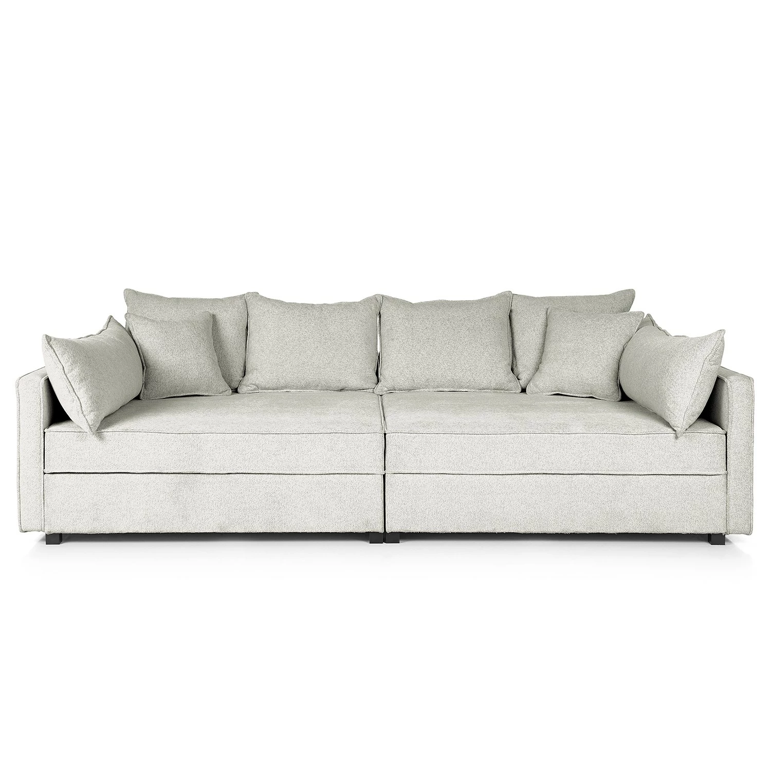 Studio Copenhagen 3-Sitzer Bigsofa ALON cosy - Webstoff Raya: Silber 9 Studio Copenhagen 3-Sitzer Bigsofa ALON cosy - Webstoff Raya: Silber – Bild 9