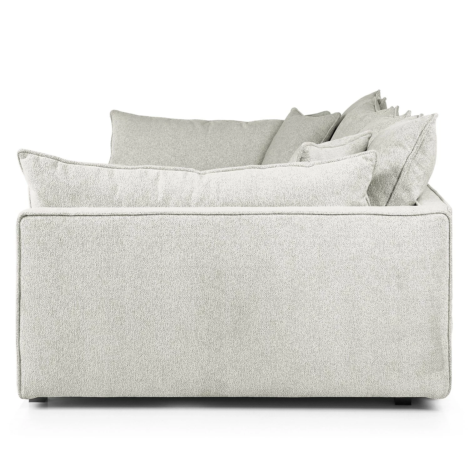 Studio Copenhagen 3-Sitzer Bigsofa ALON cosy - Webstoff Raya: Silber 11 Studio Copenhagen 3-Sitzer Bigsofa ALON cosy - Webstoff Raya: Silber – Bild 11