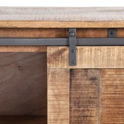 Red Living Sideboard Toleos - Mango sägerau massiv / Eisen - Mangoholz / Schwarz -Wohnzimmermöbel boutique en ligne 1000352070 220520 040 DETAILS P000000001000352070