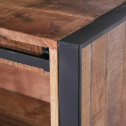 Red Living TV-Lowboard Toleos - Mango sägerau massiv / Eisen - Mangoholz / Schwarz 25 Red Living TV-Lowboard Toleos - Mango sägerau massiv / Eisen - Mangoholz / Schwarz -Wohnzimmermöbel boutique en ligne 1000352071 220520 070 DETAILS P000000001000352071