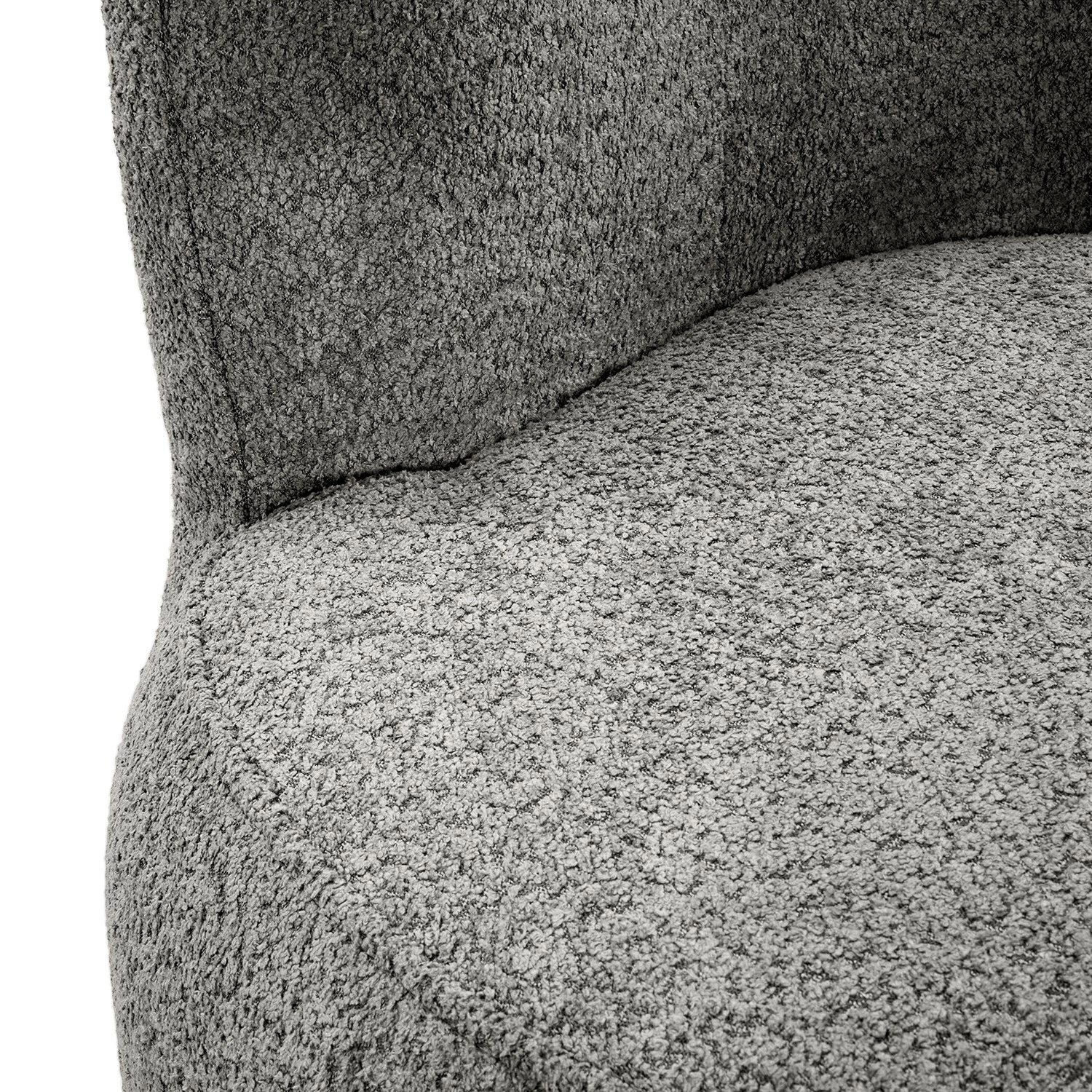 Loftscape Sessel Union - Chenille Cady: Hellgrau - Ohne Hocker 11 Loftscape Sessel Union - Chenille Cady: Hellgrau - Ohne Hocker – Bild 11