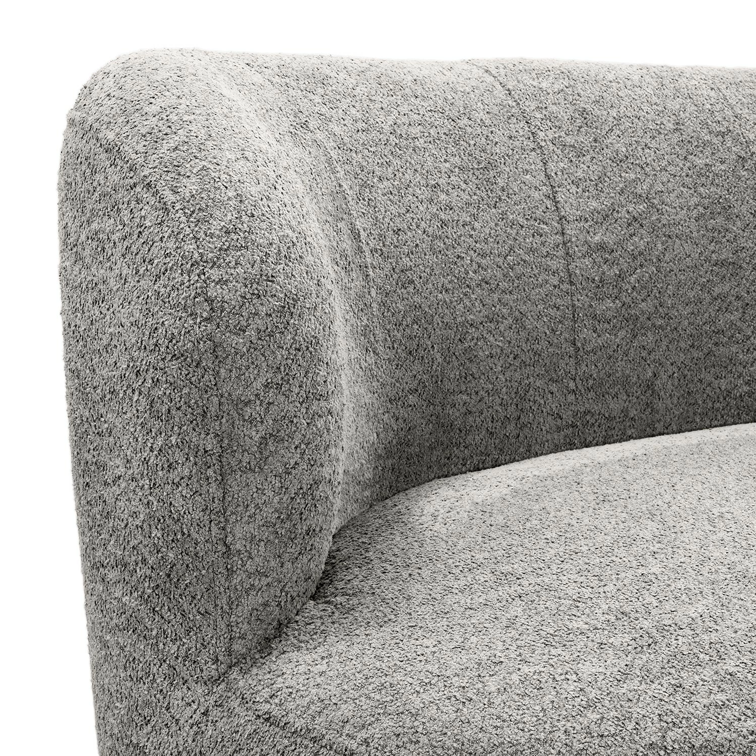 Loftscape Sofa Union (1,5-Sitzer) - Chenille Cady: Hellgrau 7 Loftscape Sofa Union (1,5-Sitzer) - Chenille Cady: Hellgrau – Bild 7