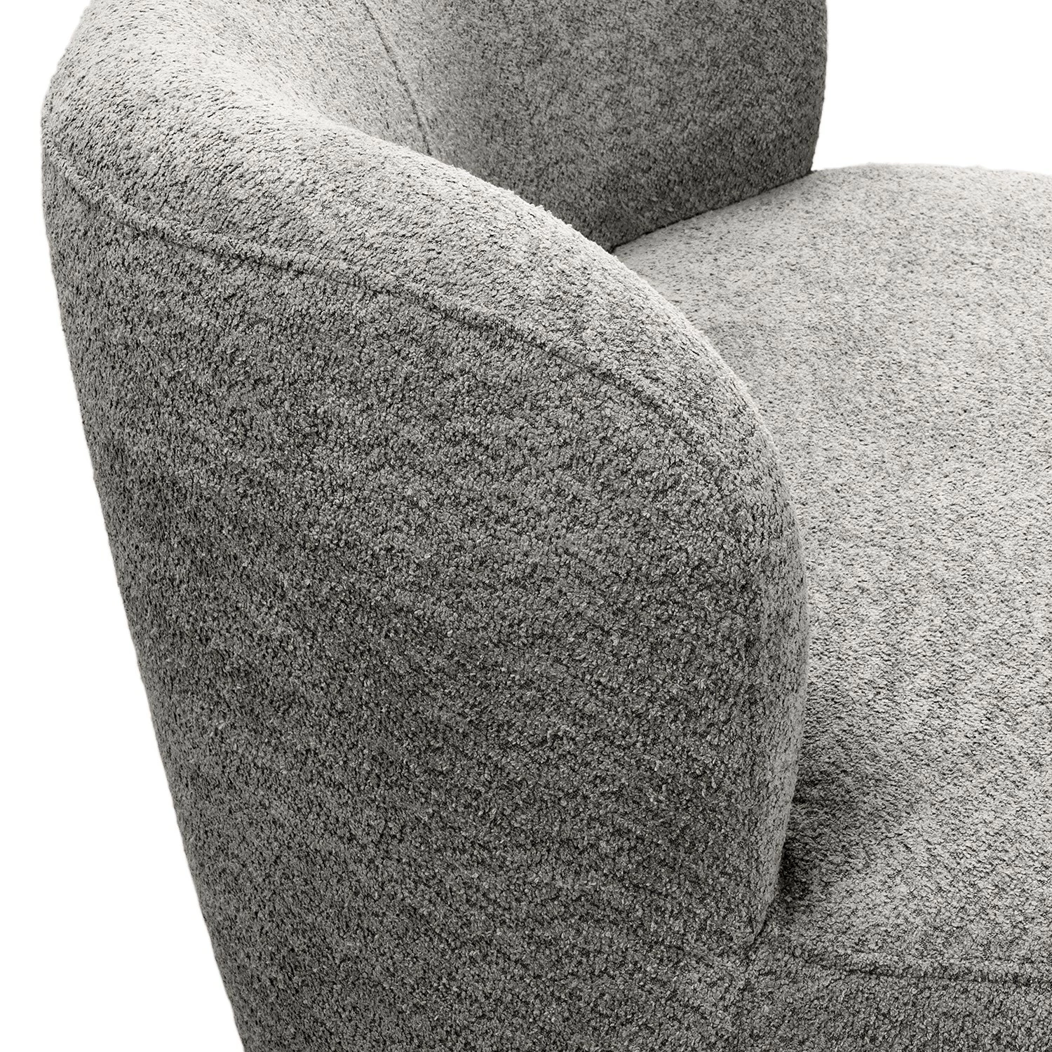 Loftscape Sofa Union (1,5-Sitzer) - Chenille Cady: Hellgrau 8 Loftscape Sofa Union (1,5-Sitzer) - Chenille Cady: Hellgrau – Bild 8