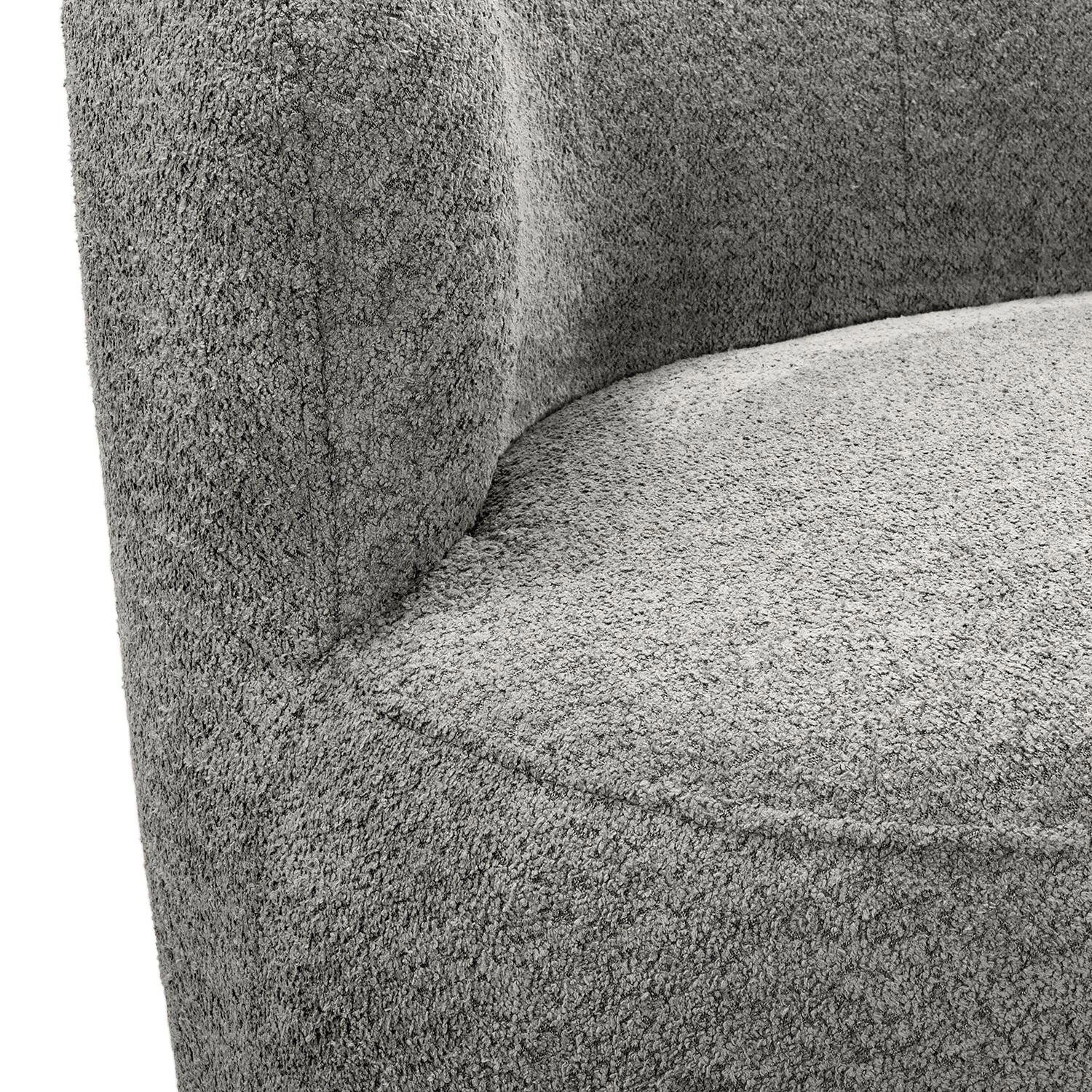 Loftscape Sofa Union (1,5-Sitzer) - Chenille Cady: Hellgrau 10 Loftscape Sofa Union (1,5-Sitzer) - Chenille Cady: Hellgrau – Bild 10