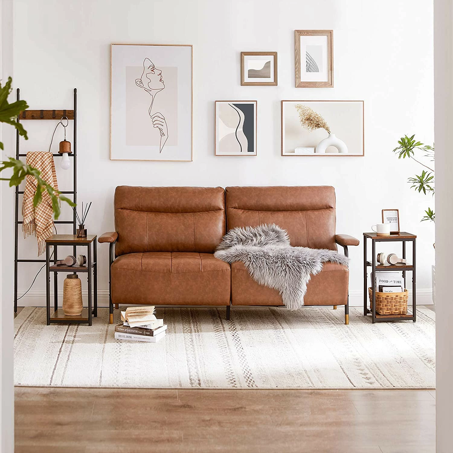 Red Living Beistelltisch Uberto II - Braun / Schwarz 5 Red Living Beistelltisch Uberto II - Braun / Schwarz – Bild 5