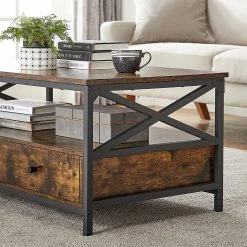 Red Living Couchtisch Molalla II - Braun / Schwarz 17 Red Living Couchtisch Molalla II - Braun / Schwarz -Wohnzimmermöbel boutique en ligne 1000353400 220601 031 DETAILS P000000001000353400