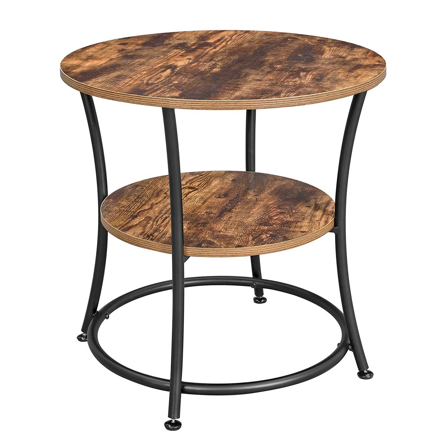 Red Living Beistelltisch Uberto III - Braun / Schwarz 1 Red Living Beistelltisch Uberto III - Braun / Schwarz