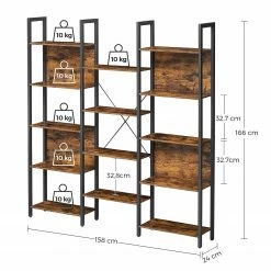 Red Living Regal Leesville IV - Braun / Schwarz 17 Red Living Regal Leesville IV - Braun / Schwarz -Wohnzimmermöbel boutique en ligne 1000353421 220601 500 SKETCH DETAILS P000000001000353421 sketch