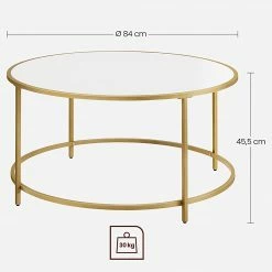 Loftscape Couchtisch Poygan II - Weiß / Gold 15 Loftscape Couchtisch Poygan II - Weiß / Gold -Wohnzimmermöbel boutique en ligne 1000353423 220601 500 SKETCH DETAILS P000000001000353423 sketch