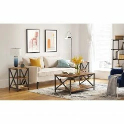 Red Living Beistelltisch Molalla - Braun / Schwarz -Wohnzimmermöbel boutique en ligne 1000353432 220601 023 MOOD DETAILS P000000001000353432 mood