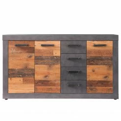 Trendteam Sideboard Indy - Altholz Dekor / Anthrazit -Wohnzimmermöbel boutique en ligne 1000353497 220520 030 DETAILS P000000001000353497