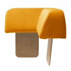 Miu Form Sofa Miu Magic mit Eck-Rückenlehne - Samt Sadia: Senfgelb -Wohnzimmermöbel boutique en ligne 1000354909 220816 100 DETAILS P000000001000354909