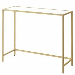 Red Living Konsolentisch Poygan III - Weiß / Gold