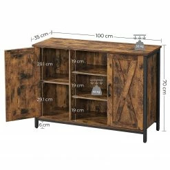 Red Living Kommode Torm I - Braun / Schwarz -Wohnzimmermöbel boutique en ligne 1000355227 220601 500 SKETCH DETAILS P000000001000355227 sketch