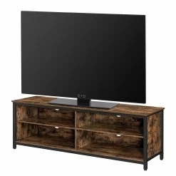 Red Living TV-Lowboard Leesville - Braun / Schwarz