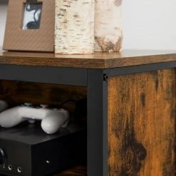 Red Living TV-Lowboard Leesville - Braun / Schwarz -Wohnzimmermöbel boutique en ligne 1000355237 220601 030 DETAILS P000000001000355237