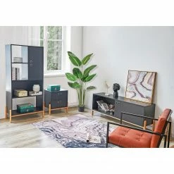 Norrwood Beistelltisch Caborn - Schwarz / Pinie -Wohnzimmermöbel boutique en ligne 1000355277 220603 021 MOOD DETAILS P000000001000355277 mood