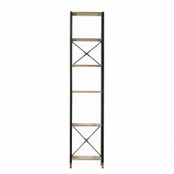 Red Living Regal Ruoms I - Akazie Dekor / Schwarz -Wohnzimmermöbel boutique en ligne 1000355289 220603 030 DETAILS P000000001000355289