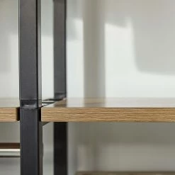 Red Living Regal Ruoms IV - Akazie Dekor / Schwarz -Wohnzimmermöbel boutique en ligne 1000355292 220603 031 DETAILS P000000001000355292