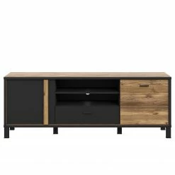 Red Living TV-Lowboard Vallegrande II - Alpenkiefer Dekor / Schwarz 9 Red Living TV-Lowboard Vallegrande II - Alpenkiefer Dekor / Schwarz -Wohnzimmermöbel boutique en ligne 1000356704 220603 030 DETAILS P000000001000356704