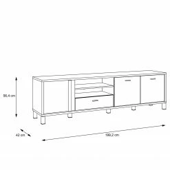Red Living TV-Lowboard Vallegrande I - Kiefer Dekor 12 Red Living TV-Lowboard Vallegrande I - Kiefer Dekor -Wohnzimmermöbel boutique en ligne 1000356705 220603 500 SKETCH DETAILS P000000001000356705 sketch