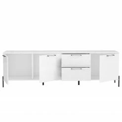 Loftscape Sideboard Ozora III - Hochglanz Weiß / Matt Weiß -Wohnzimmermöbel boutique en ligne 1000356706 220603 031 DETAILS P000000001000356706