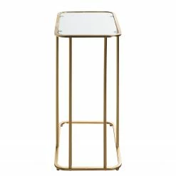 Loftscape Beistelltisch Sabugal - Glas / Metall - Gold -Wohnzimmermöbel boutique en ligne 1000356853 220609 032 DETAILS P000000001000356853