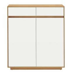 Voss Schuhkommode V100 II - Eiche teilmassiv - Weiß -Wohnzimmermöbel boutique en ligne 1000357390 220614 040 DETAILS P000000001000357390