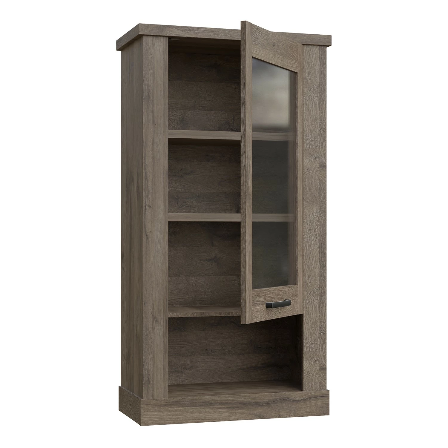 Loftscape Hängevitrine Temuco - Eiche Dunkel Dekor 2 Loftscape Hängevitrine Temuco - Eiche Dunkel Dekor – Bild 2