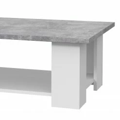 Loftscape Couchtisch Potom I - Beton Dekor / Weiß -Wohnzimmermöbel boutique en ligne 1000357992 220616 040 DETAILS P000000001000357992