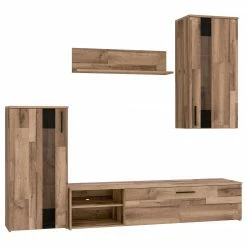 Red Living Wohnwand Tilsit (4-teilig) - Stabeiche Dekor -Wohnzimmermöbel boutique en ligne 1000357996 220616 030 DETAILS P000000001000357996