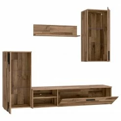 Red Living Wohnwand Tilsit (4-teilig) - Stabeiche Dekor -Wohnzimmermöbel boutique en ligne 1000357996 220616 040 DETAILS P000000001000357996