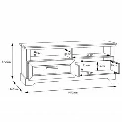 Ridgevalley TV-Lowboard New Dessa - Kiefer Weiß Dekor 15 Ridgevalley TV-Lowboard New Dessa - Kiefer Weiß Dekor -Wohnzimmermöbel boutique en ligne 1000357997 220616 501 SKETCH DETAILS P000000001000357997 sketch
