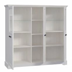 Ridgevalley Highboard New Dessa II - Kiefer Weiß Dekor -Wohnzimmermöbel boutique en ligne 1000358004 220616 030 DETAILS P000000001000358004