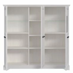 Ridgevalley Highboard New Dessa II - Kiefer Weiß Dekor -Wohnzimmermöbel boutique en ligne 1000358004 220616 050 DETAILS P000000001000358004