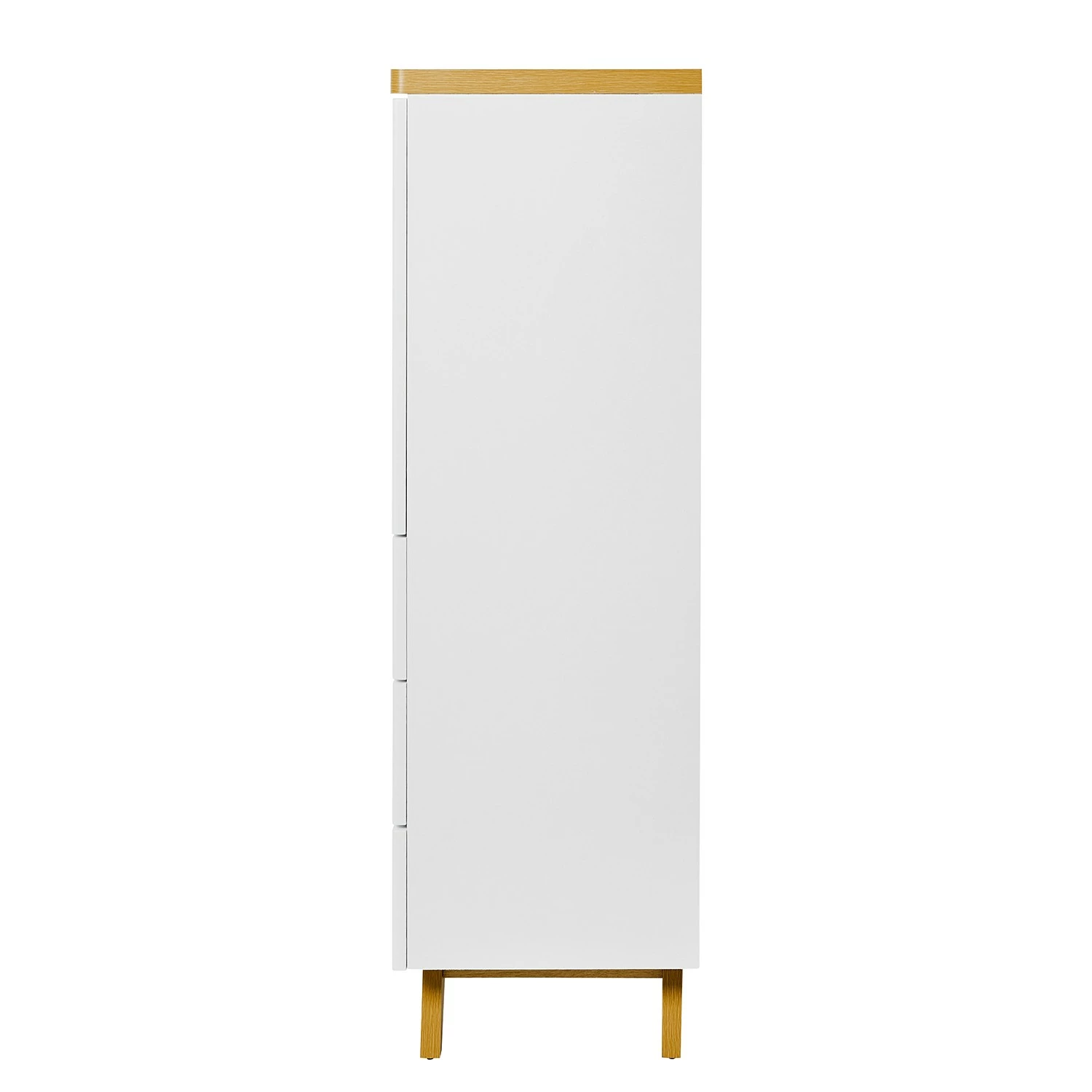 Jahnke Highboard Libre 110 - Kerneiche Dekor / Weiß 4 Jahnke Highboard Libre 110 - Kerneiche Dekor / Weiß – Bild 4