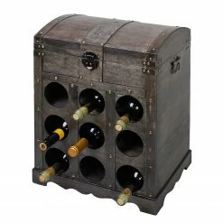 Interia Home&Living Weinregal Union Jack I - Sperrholz - Braun / Schwarz