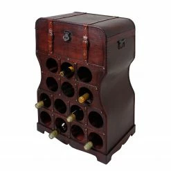 Interia Home&Living Weinregal Union Jack II - Sperrholz - Braun