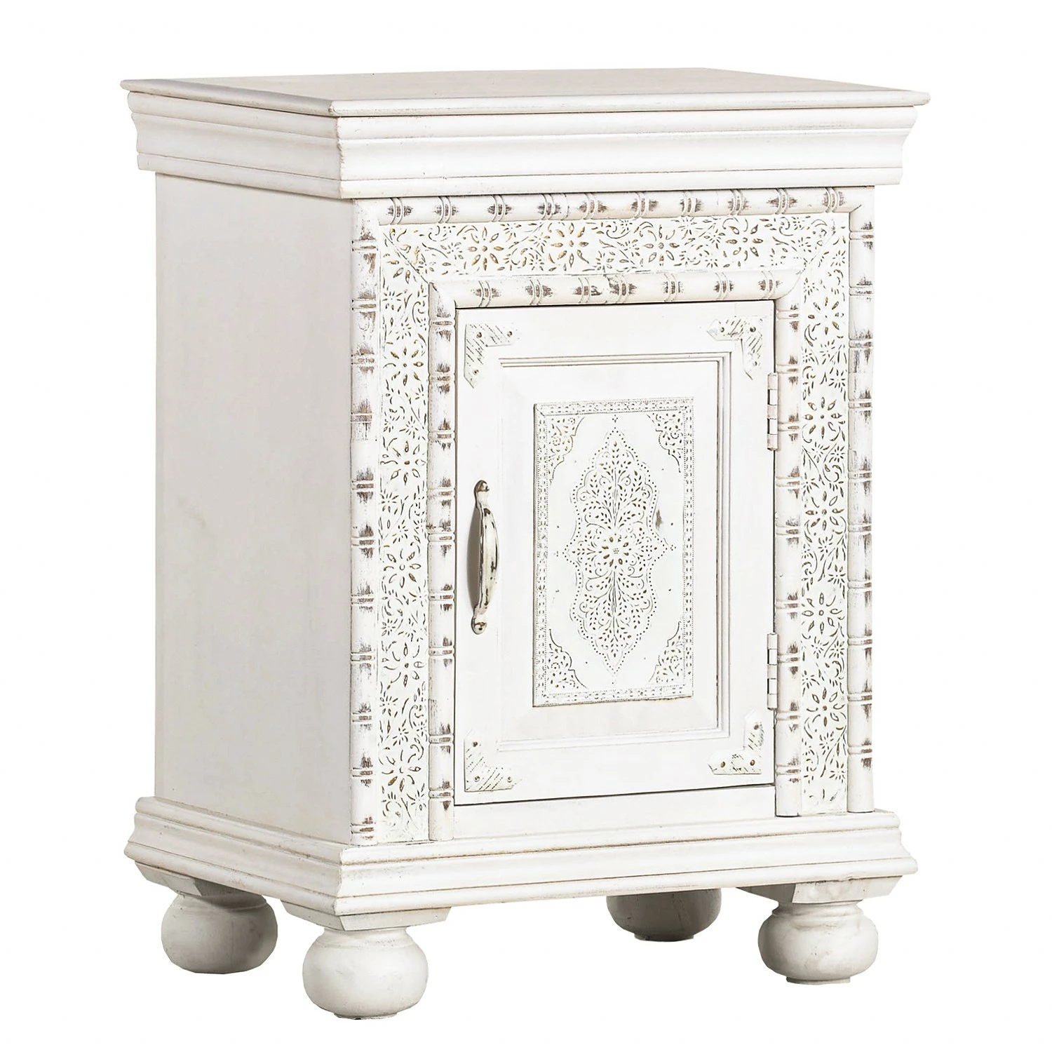 Ridgevalley Beistelltisch Missoula - Mango massiv - Vintage Weiß 1 Ridgevalley Beistelltisch Missoula - Mango massiv - Vintage Weiß