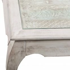 Ridgevalley Couchtisch Missoula - Glas / Mango massiv - Vintage Weiß 15 Ridgevalley Couchtisch Missoula - Glas / Mango massiv - Vintage Weiß -Wohnzimmermöbel boutique en ligne 1000359914 220624 034 DETAILS P000000001000359914