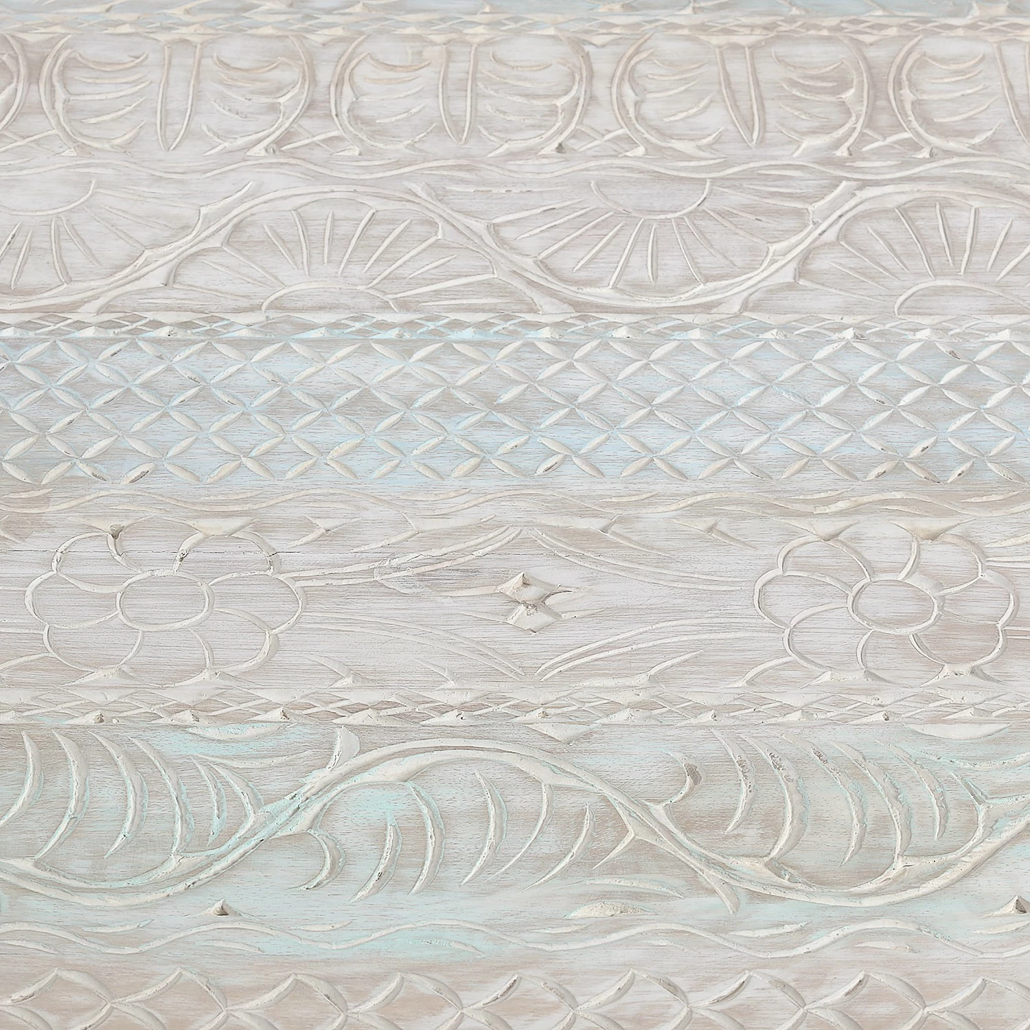 Ridgevalley Couchtisch Missoula - Glas / Mango massiv - Vintage Weiß 9 Ridgevalley Couchtisch Missoula - Glas / Mango massiv - Vintage Weiß – Bild 9