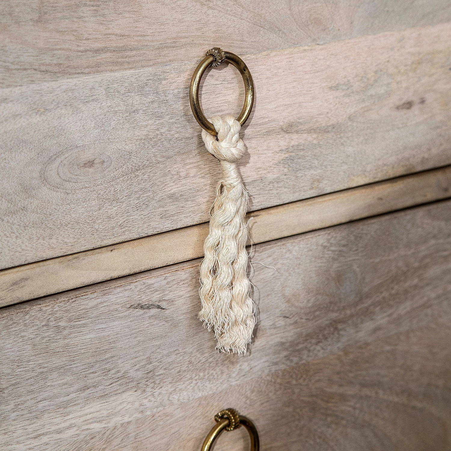 Ridgevalley Sideboard Lumby II - Mango massiv - Mango Hell / Grau 10 Ridgevalley Sideboard Lumby II - Mango massiv - Mango Hell / Grau – Bild 10