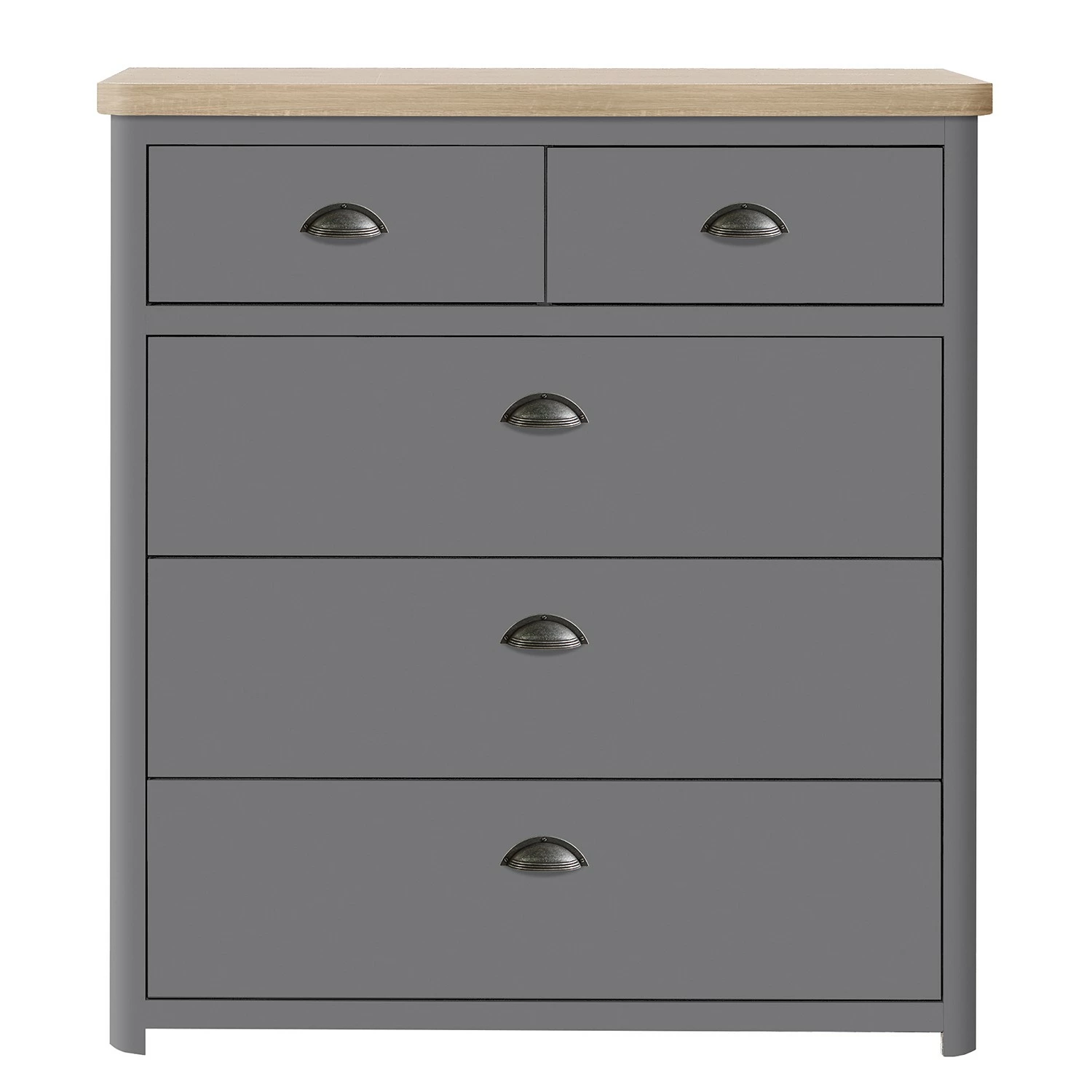 Loftscape Kommode Lanot - Anthrazit / Eiche Sonoma 5 Loftscape Kommode Lanot - Anthrazit / Eiche Sonoma – Bild 5