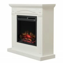 Ridgevalley Elektrokamin Rhodos - Brilliantweiß