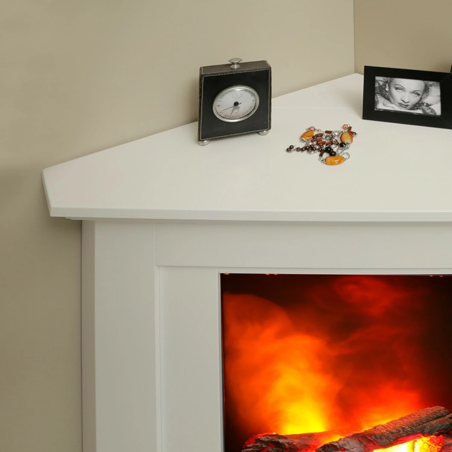 Loftscape Elektro-Eckkamin Alborg - Brilliantweiß 9 Loftscape Elektro-Eckkamin Alborg - Brilliantweiß – Bild 9